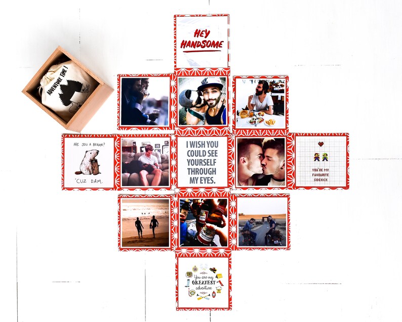 Personalized Birthday Gift Box for Gay Boyfriend Photo Gifts Etsy