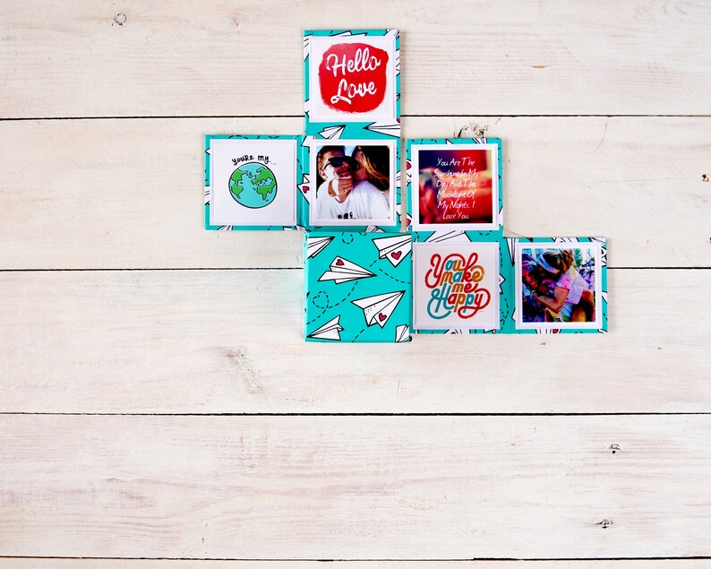 1 Year Gifts for Him Anniversary Explosion Boxes Second Year Etsy