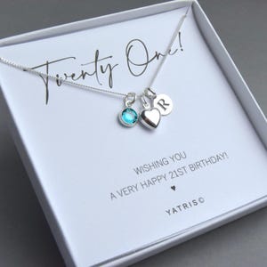 21st Necklace,  21st Birthday Gifts,  21st Birthday, 21st Birthday Gift For Her, Twenty One, 21st Gift, 21st Necklace Silver, 21st, 21