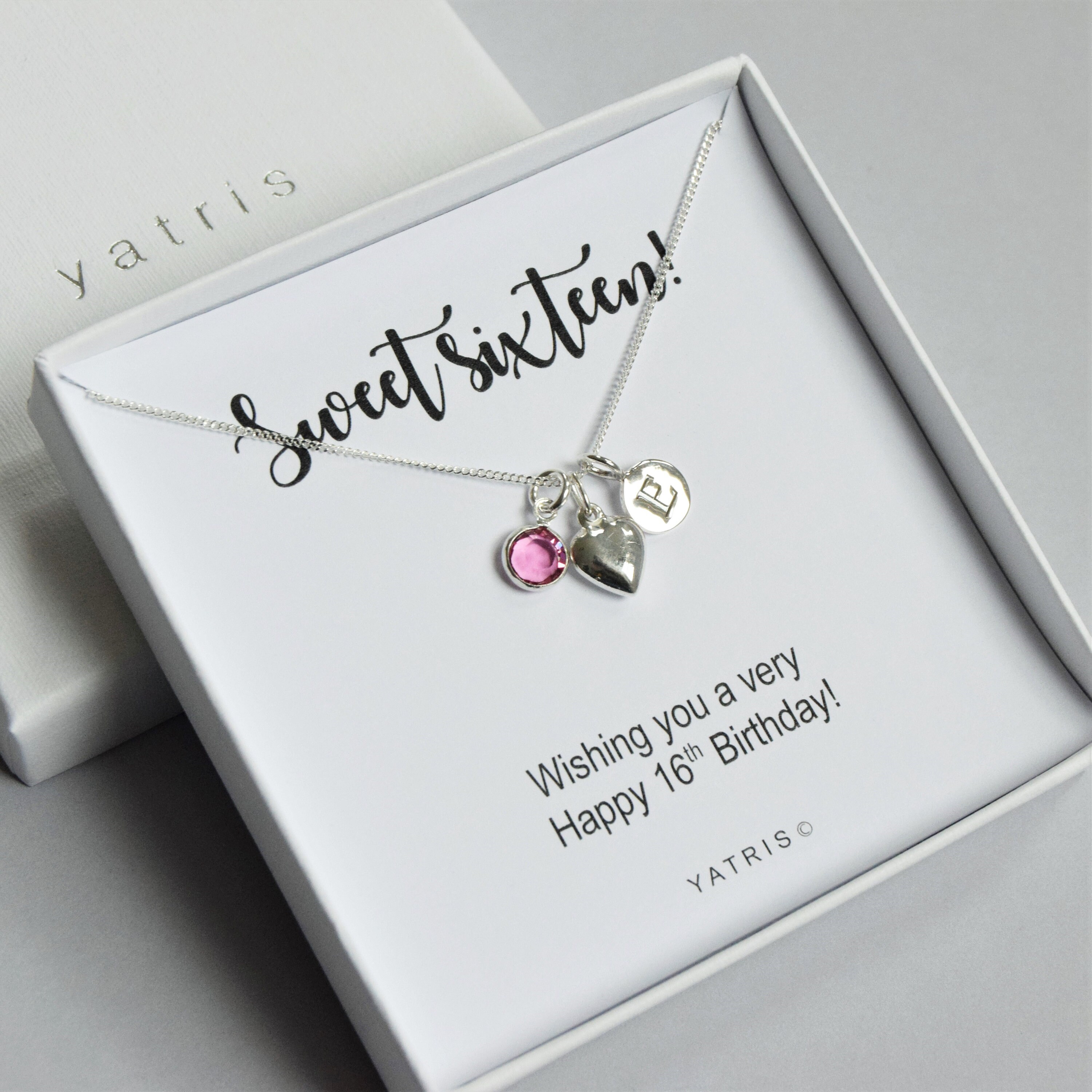 16th Birthday Necklace 16th Birthday Gift Girl 16th Birthday 16th