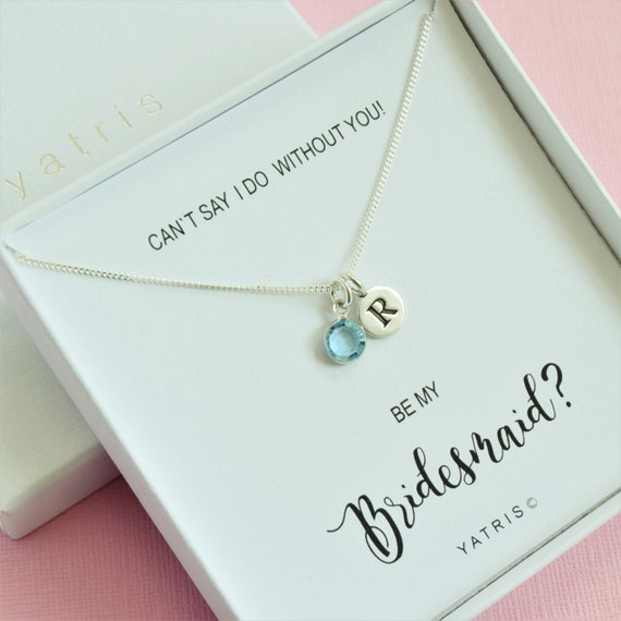 Bridesmaid proposal jewelry best sale