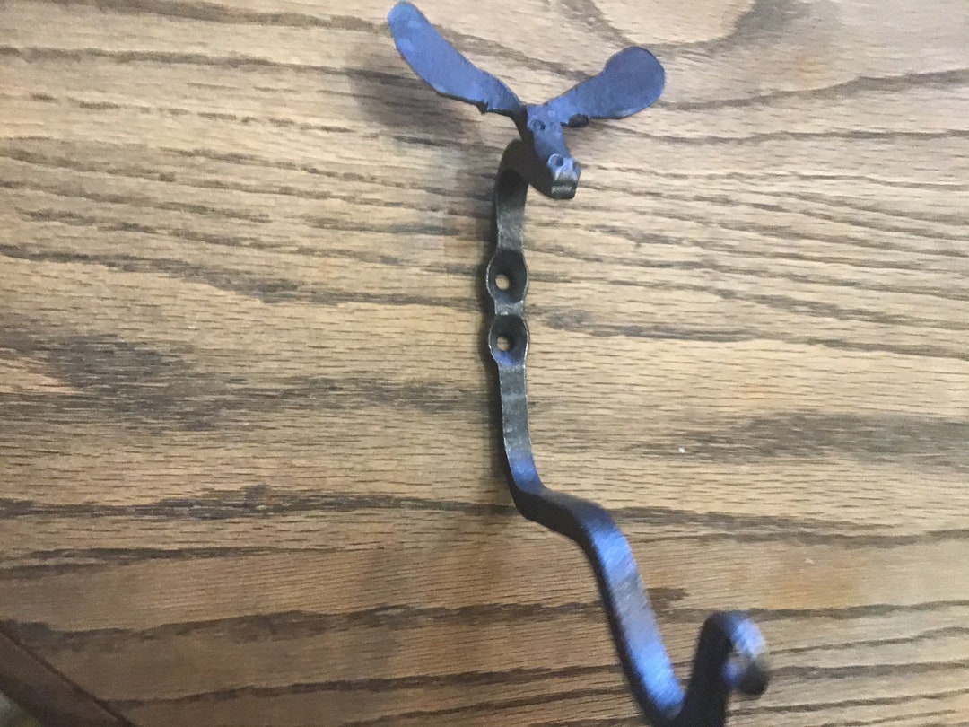 Hand Forged Moose Knick Knack Hook - Etsy