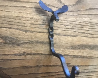 Hand forged Moose Knick knack hook