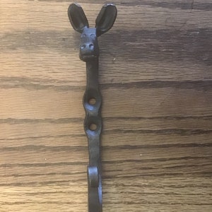 Hand forged cow moose hook