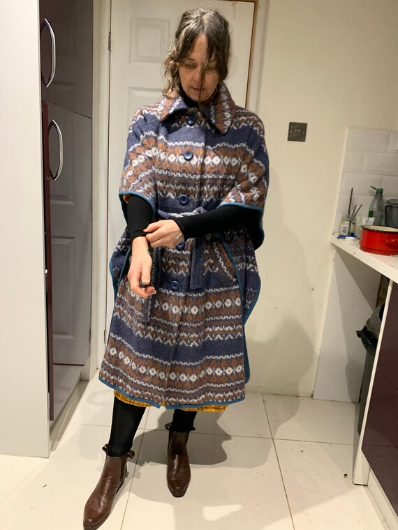 Felted 1970s coat