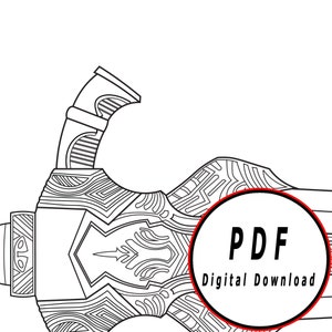 longsword DIY reference template/pattern blueprint pdf vector printable digital download cosplay costume larp