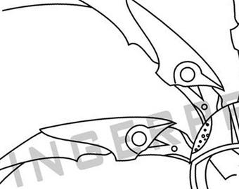 Thor Axe stormbreaker Infinity war Template/blueprint | Etsy