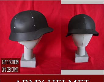 DIY military eva foam helmet Army soldier pattern blueprint  template vector printable digital download cosplay costume larp pdf tutorial