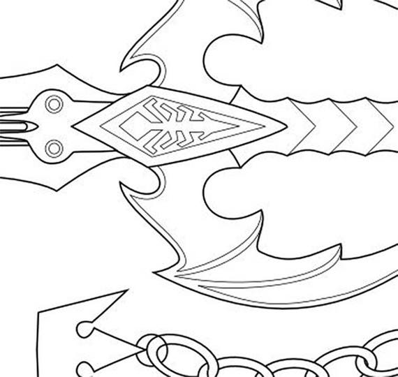 Oblivion Keyblade Template/blueprint Etsy
