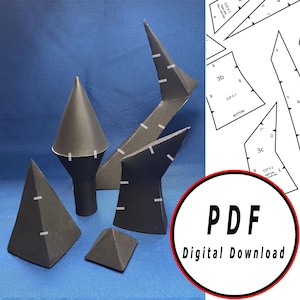 Peut inclure: Un modèle PDF téléchargeable pour un modèle de ville futuriste en papier. Le modèle comprend des instructions pour assembler le modèle, qui présente une variété de bâtiments et de structures.