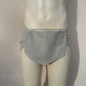 Ropa interior romana subligaculum hecha a mano, réplica de disfraz de lino, ropa de cosplay para LARP.