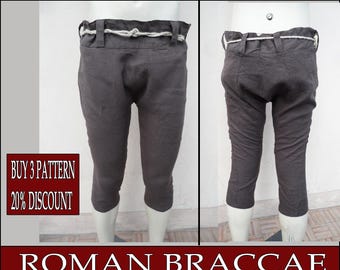 roman braccae breeches diy tutorial pattern reenactment legionary gladiator republic empire tunic clothing medieval fantasy larp