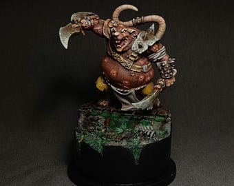 Handmade paint miniature custom made Display 75MM