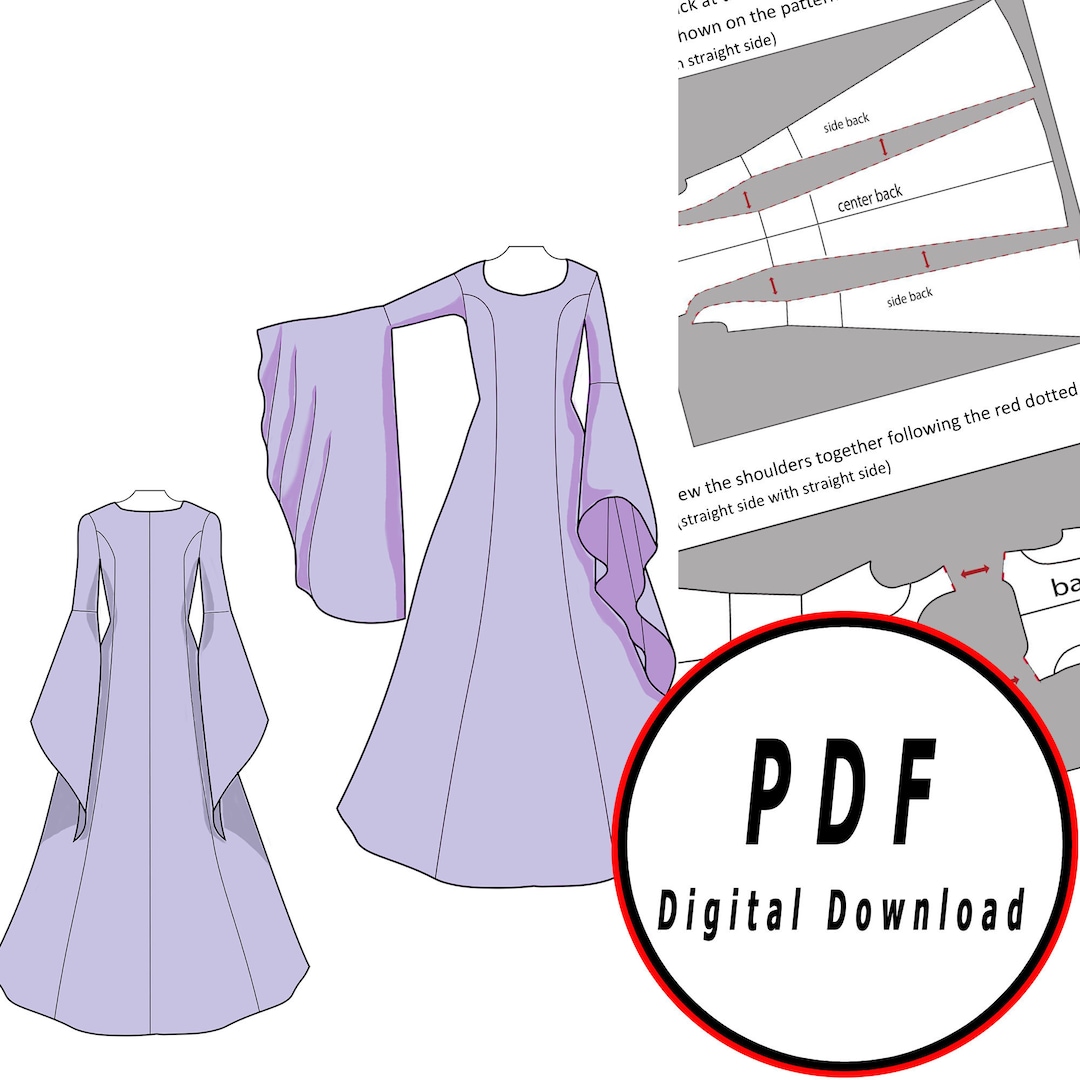 DIY Elvish Basic Dress Fantasy Medieval Elf Template Pattern Blueprint Pdf Vector Printable Digital Download Cosplay Costume Larp Pdf - Etsy diy-elvish-basic-dress-fantasy-medieval-elf-template-pattern-blueprint-pdf-vector-printable-digital-download-cosplay-costume-larp-pdf-etsy