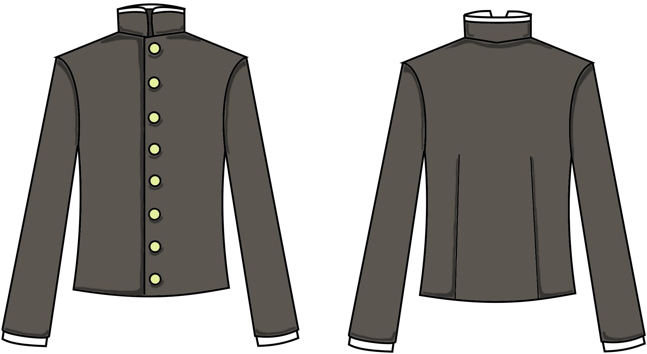 Uniform DIY Base Japanese Template Pattern Blueprint Pdf Vector ...