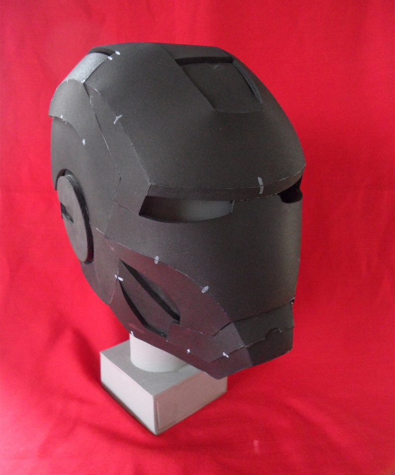 DIY MK 3 eva foam Helmet Template pattern blueprint pdf vector Etsy