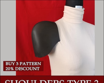 EVA Foam Knight Shoulder Armor Pattern: DIY Medieval Cosplay (PDF)