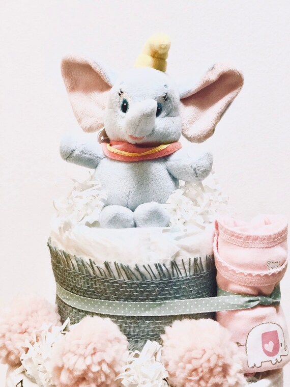 dumbo diaper cake