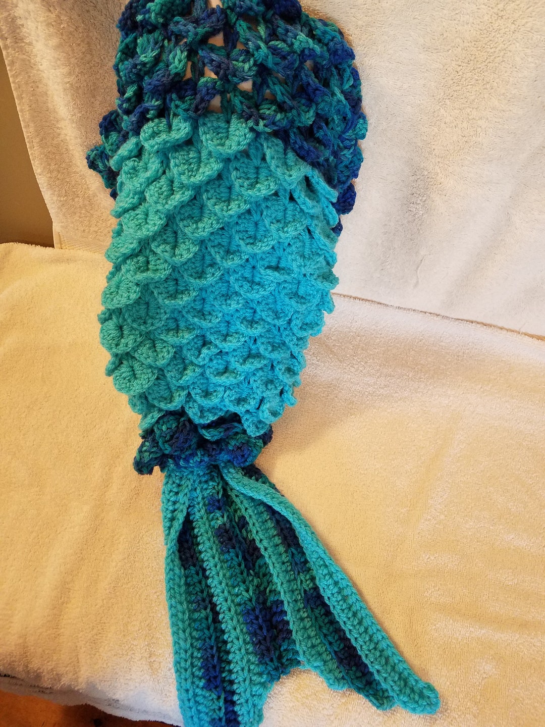 Fish Tail Blanket Etsy