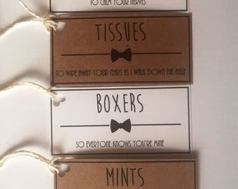 Grooms Survival Kit, Grooms Gift Tags, Groom Survival Kit Tags, Groom gifts, Wedding Favour Tags