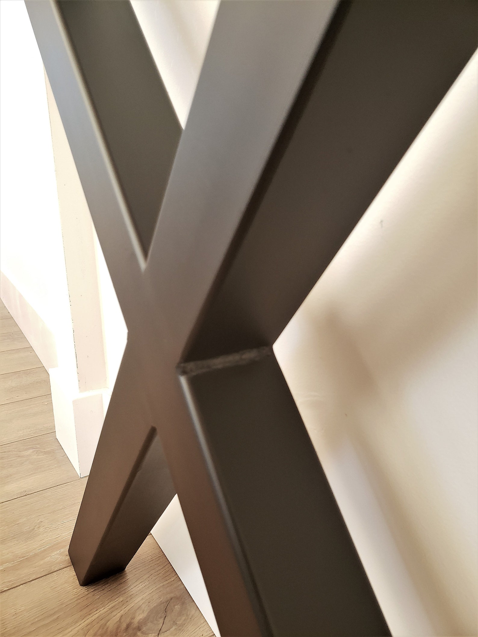 Metal Table Legs Pair X Frame Table Legs Dining Table - Etsy