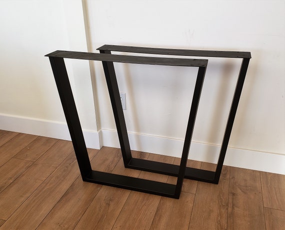 Trapezoid Table Legs Metal Table Legs Desk Legs Dining Etsy