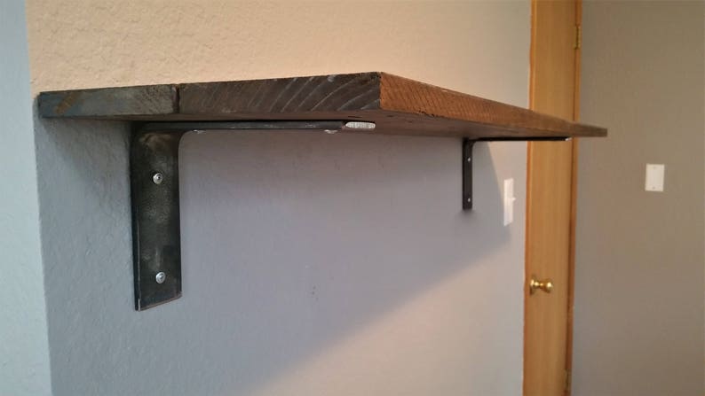 Shelf Brackets Simple Wall Metal Bracket Heavy Duty