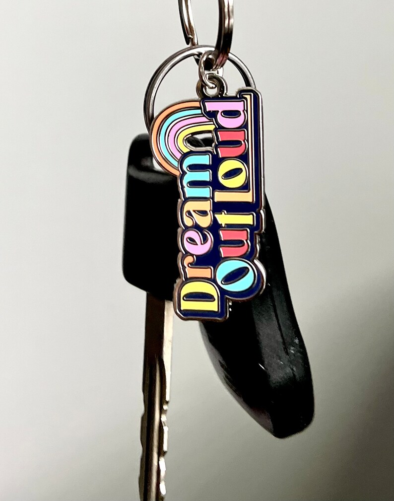 Dream Out Loud Enamel Keychain image 3