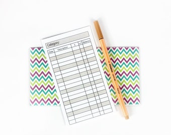 Instant Printable Cash Envelope Ledger/Tracker - Tan