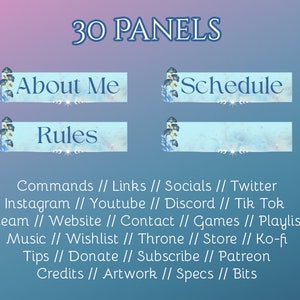 Cosmic World Tree Stream Panels // Magical Blue Celestial Stream Panels // Beautiful Nature Themed Panels // Pretty Elegant Leaf Panels