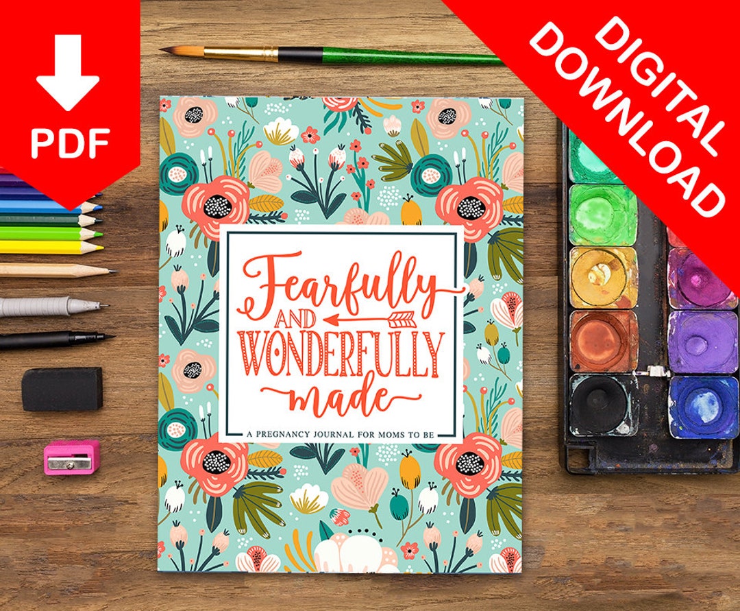 Pregnancy Journal and Planner Printable Pregnancy Journal Digital