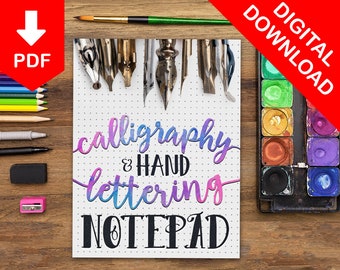 Calligraphy Practice Sheets Modern Calligraphy Practice Pad Lettering Practice Calligraphy Sheets Hand Lettering Worksheets