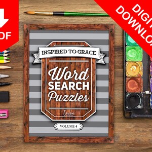 Word Search Puzzle Word Search Books For Adults Word Search Printable Word Search PDF Volume 4