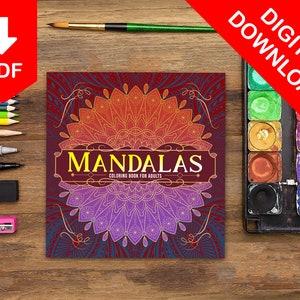 Mandala Coloring Pages Adult Coloring Book Adult Coloring Pages Printable Coloring Pages Printable Digital Coloring Book Mandalas Coloring