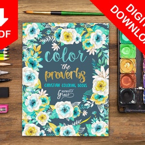 Adult Coloring Book Adult Coloring Pages Printable Digital Coloring Pages For Adults Digital Coloring Book Bible Verse Coloring Pages