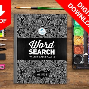 Word Search Puzzle Word Search Books For Adults Word Search Printable Word Search PDF Volume 2