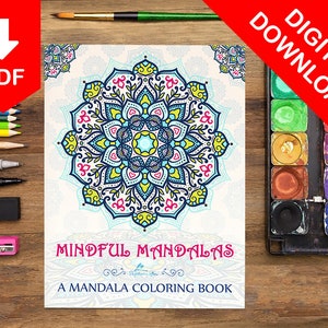 Mandala Coloring Pages Adult Coloring Book Adult Coloring Pages Printable Coloring Pages Printable Digital Coloring Book Mandalas Coloring