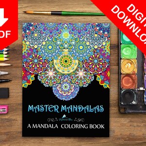 Mandala Coloring Pages Adult Coloring Book Adult Coloring Pages Printable Coloring Pages Printable Digital Coloring Book Mandalas Coloring
