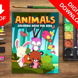 Kids Coloring Book for Kids Animals Coloring Book Coloring Pages for Kids Coloring Pages Animal Coloring Pages for Kids
