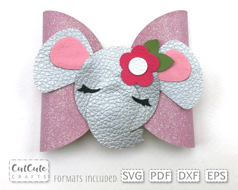 Free Free 87 Baby Elephant With Bow Svg SVG PNG EPS DXF File