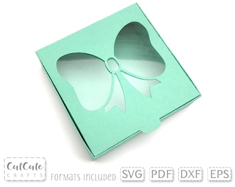 Bow Window Box SVG Template: Hair Bow Display (Digital Files)