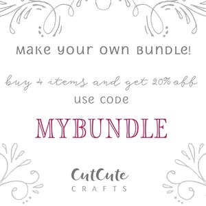 Headband Display Card Template: Bow SVG Cut Files (Digital Download) image 5