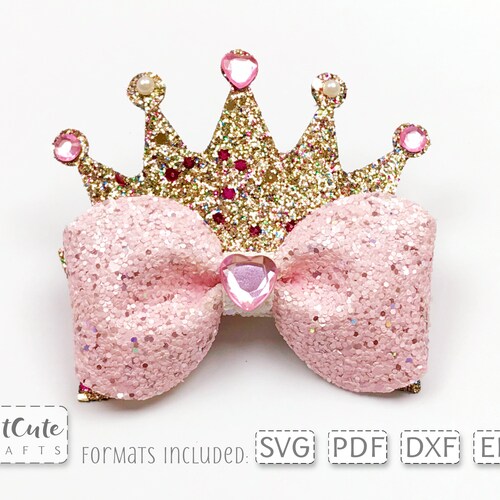 Straw Topper Bow SVG Template for Cricut Ore Silhouette DIY Etsy