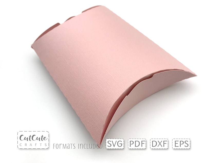 Hair Bow Pillow Box SVG Window Box SVG Template Small Gift Etsy