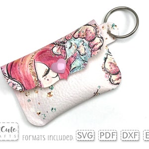 Keychain Coin Purse SVG Template Bundle - OGCrafts