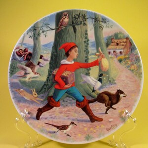 1984 Le Petit Poucet / Tom Thumb Limoges Collector&#39;s Plate by Andre Quellier