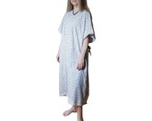 3PK IV Hospital Gown - Sailboat Print - One Size Fits All (Small - 2XL)