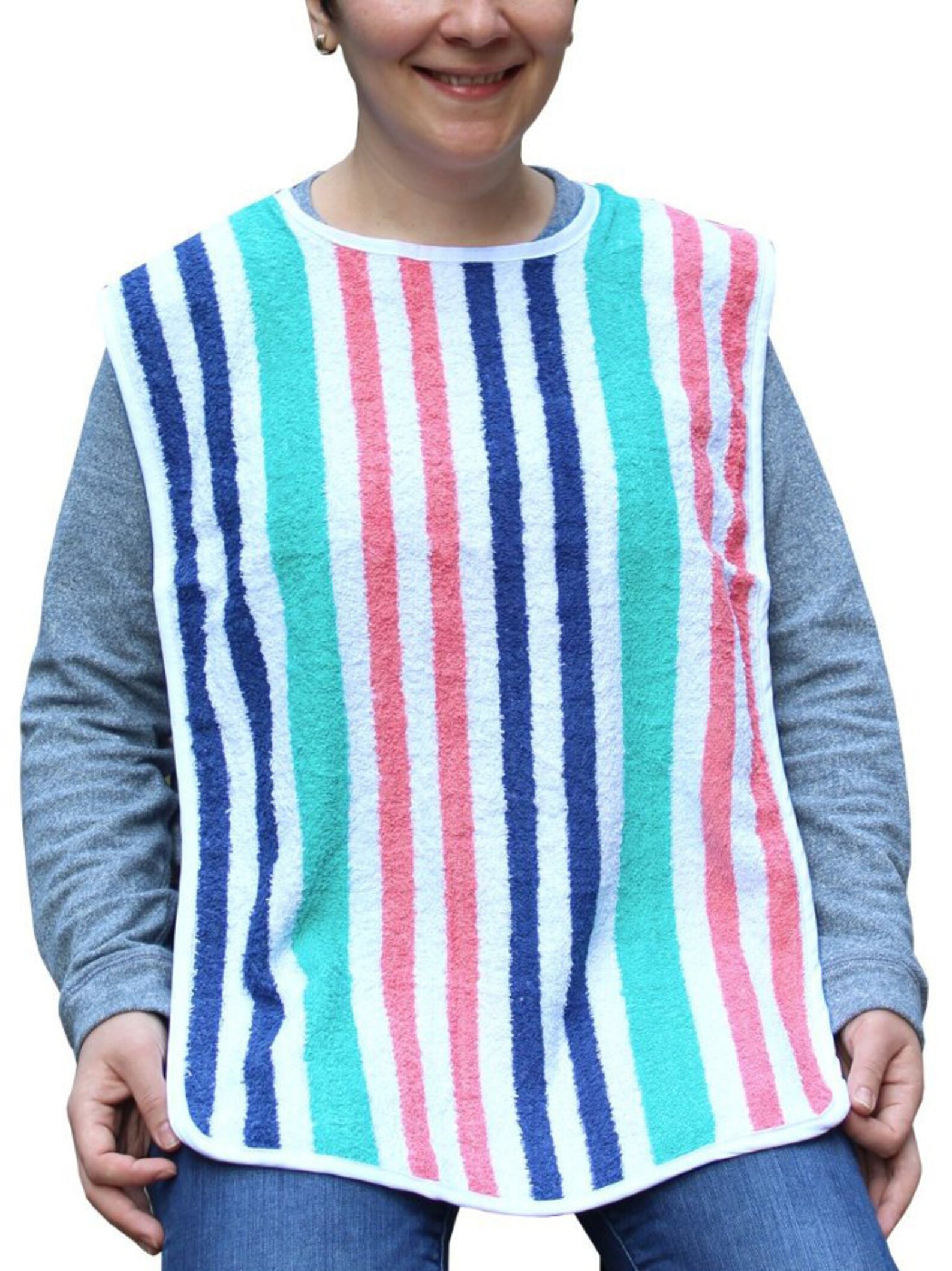 Terry Cloth Adult Bibs 18x34 Etsy