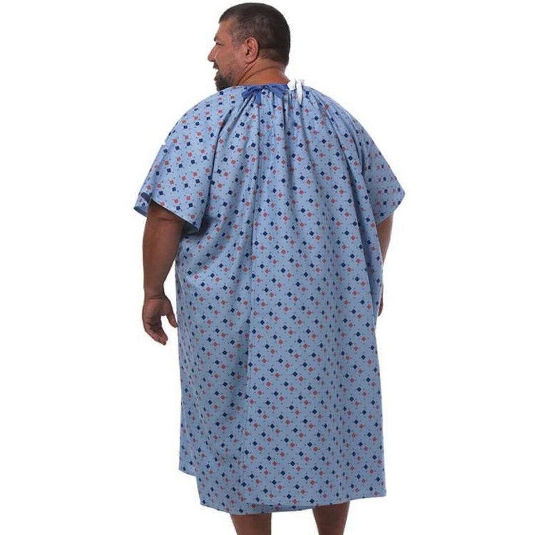 5XL Hospital Gown Oversized Hospital Gown Washable Patient Etsy