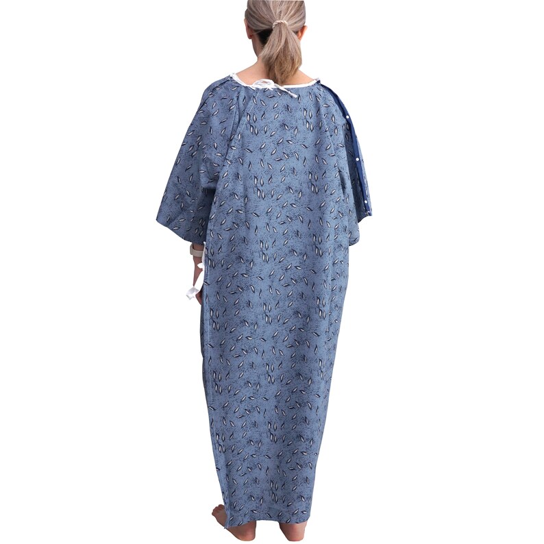 Buy 3 Pack Hospital Patient Gown IV Tieside W/telemetry Online in India